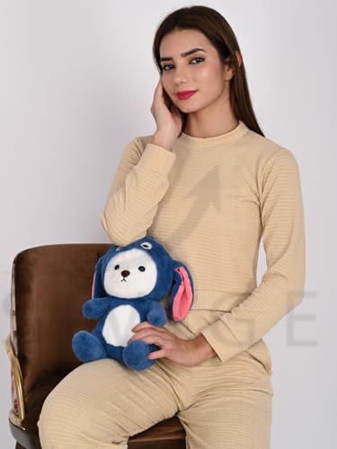 Image of Blue Premium Soft Quality Lovable Huggable Soft Toy, Plush Teddy Bear, Elegant Soft Plush Toy for Babies, Great Birthday Gift for Girls&Boys for Valentine Special 30 CM