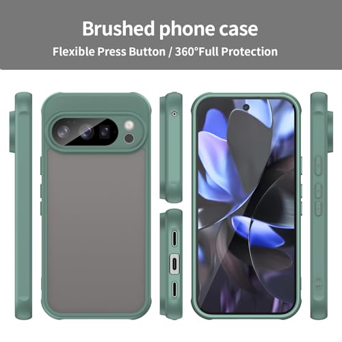 Coque Google Pixel 10 Pro translucide mate verte en polycarbonate - 2