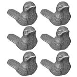 Statue d'oiseau en métal pour jardin : fabriquée en fonte, style chic, pour une utilisation , oiseau décoratif pour la maison