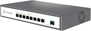 XikeStor 12 Ports 2.5G RJ45, 2 Ports 10G RJ45, 2 Ports 10G SFP , commutateur géré L3 DHCP