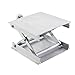 GZWZH 3.54x3.54inch Laboratory Adjustable Aluminium Levelling Table Level Accessories Industrial Material Handling Product Pulling and Lifting Stand