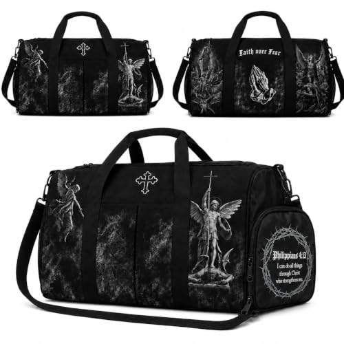 Christian Gym Duffel with Shoe Compartment