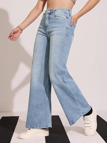 Image of Dolce Crudo Straight High Rise Jeans for Women