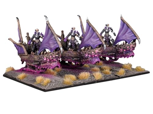 Kings of War figurines Void Skiffs Twilight Kin MGKWV304 pour étendre votre flotte Mantic