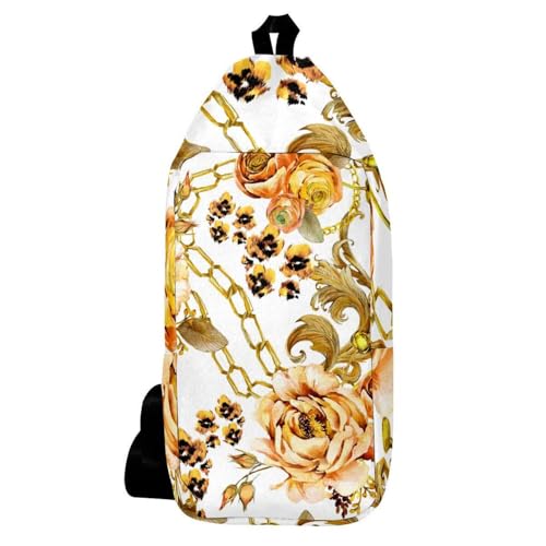 Sac à dos à bandoulière léopard multicolore pour homme et femme 16cm