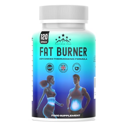 Fat Burner Weight Loss Pills – Metabolism Booster, Appetite Suppressants - Green Tea Extract Lean Slimming Diet Supplement for Men & Women - UK Premium Manufacture - 120 Capsules