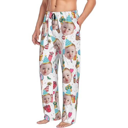 Custom Pajamas Pants Personalized Funny PJ Pant Design with Face Custom Pajama for Men Women with Photo3