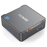 Mini PC Ιntel Celeron N3350 Processor(Up to 2.4GHz), 4GB DDR3/64GB ROM Mini Computer Windows 10 Pro Desktop Computers Support 4K HDMI Triple Display 2.4G/5G WiFi, Bluetooth 4.2, Gigabit Ethernet