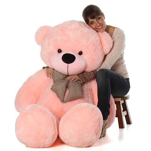 Image of ToYBULK Teddy Bear, Teddy Bear 3 Feet for Girls, Gift for Girls, Soft Toys for Girls, Big Teddy Bear, Toys for /Wife /Girlfriend /Husband, (3 Feet, Pink)