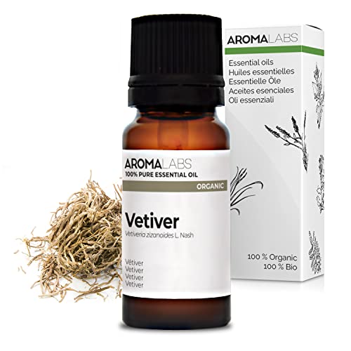 Vetiver Bio Vetiveria Zizanioides - 10 Ml - Aceite Esencial Quimiotipado Y Certificado Ab Cosmos - Aroma Labs Vetiver Bio Vetiveria Zizanioides - 10 Ml - Aceite Esencial Quimiotipado Y Certificado Ab Cosmos - Aroma Labs