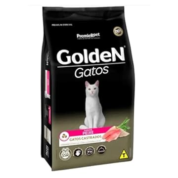 Golden Gato Ração S Castrados Peixe 3Kg