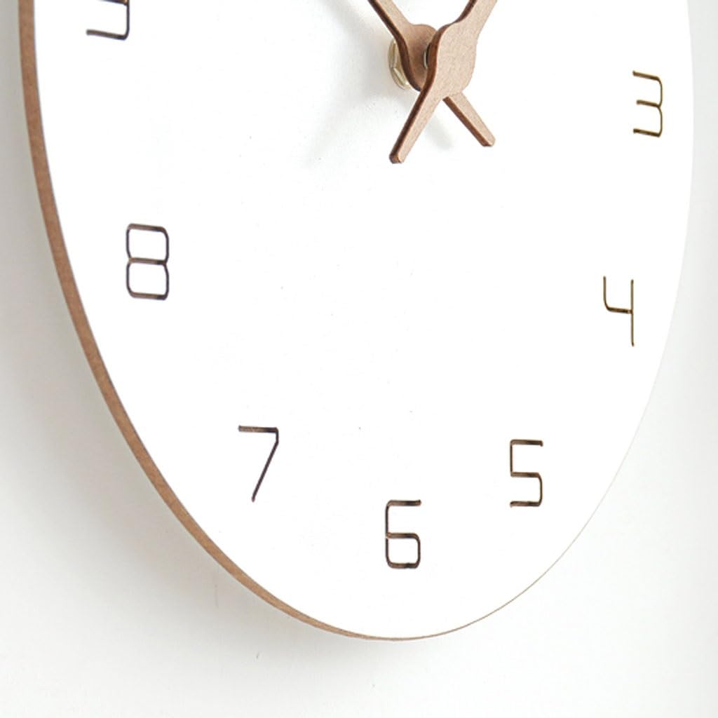 Orologio da parete Orologio creativo Orologio da parete nordico Orologio semplice for la casa Soggiorno Camera da letto Studio Orologio silenzioso Reloj De Pared(B)