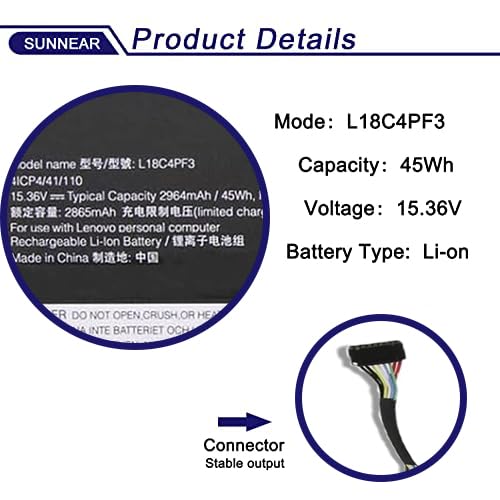 Batteria Per Lenovo Ideapad Flex-14IML Flex-14IWL Flex-14API C340-14API C340-14IML C340-14IWL - Foto 6