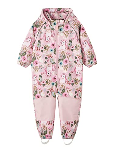 NAME IT Mädchen Nmfalfa Suit Floral 2fo Noos Regenanzug, Pink Nectar, 116...