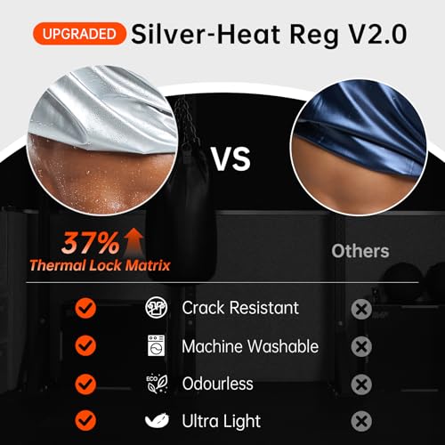 HOTSUIT Sauna Vest for Men with Pocket Sweat Jackets Sauna Suit Exercise Heat Trapping for Gym Exercise4