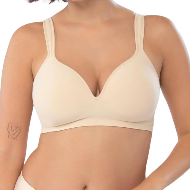 Image of Underoutfit Perfect Neckline Everyday Wireless Bra - Comfy Women's Without Underwire
