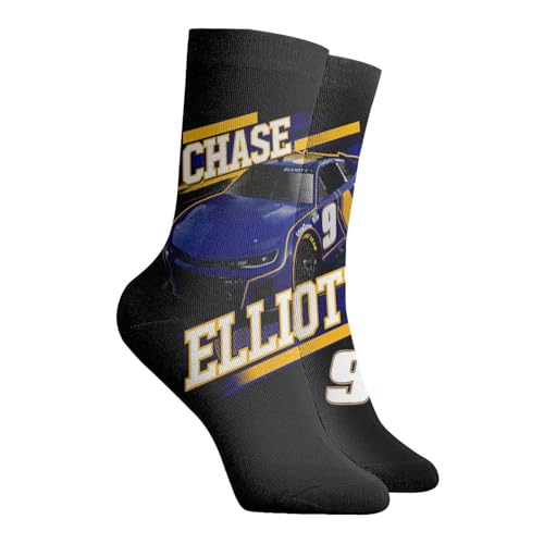 Chase Elliott 9 Running Socks Athletic Ventilating Comfort Fit Performance Cool Wicking Crew Socks for Unisex2