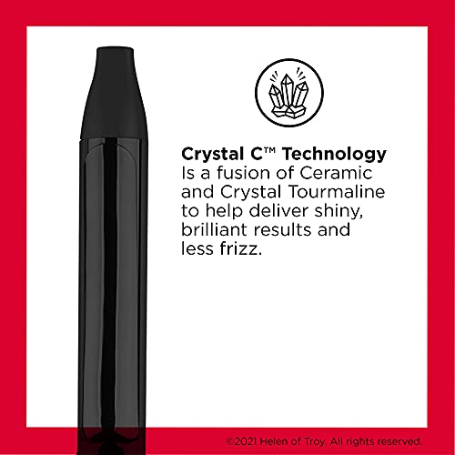 Revlon Crystal C + Ceramic Hair Curling Iron | Long-Lasting Shine and Less Frizz, (1 in) by REVLON - Image 2