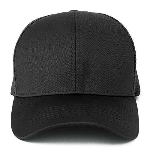 Image of Trendy Apparel Shop Oversize XXL Structured Trucker Mesh Baseball Cap