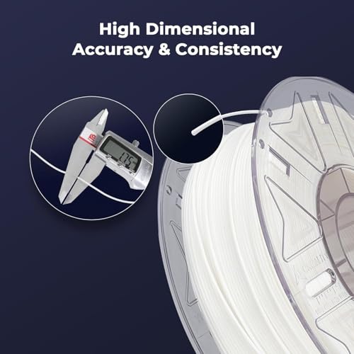 Image of Official CREALITY Hyper PLA RFID Filament 1.75mm Black & White 2KG for K2 Plus Combo, High Speed 30-600mm /s 3D Printer Filament, 1kg(2.2lbs) /Spool Hyper PLA RFID Support CFS, for Most 3D Printers