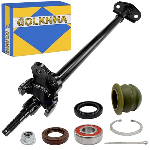 GOLKNHA 400EX Steering Stem Shaft &Steering Bushing Bearing Seal Kit Compatible with Honda Sportrax 400 TRX400EX TRX400X OEM# 53310-HN1-A10 53221-HC4-004