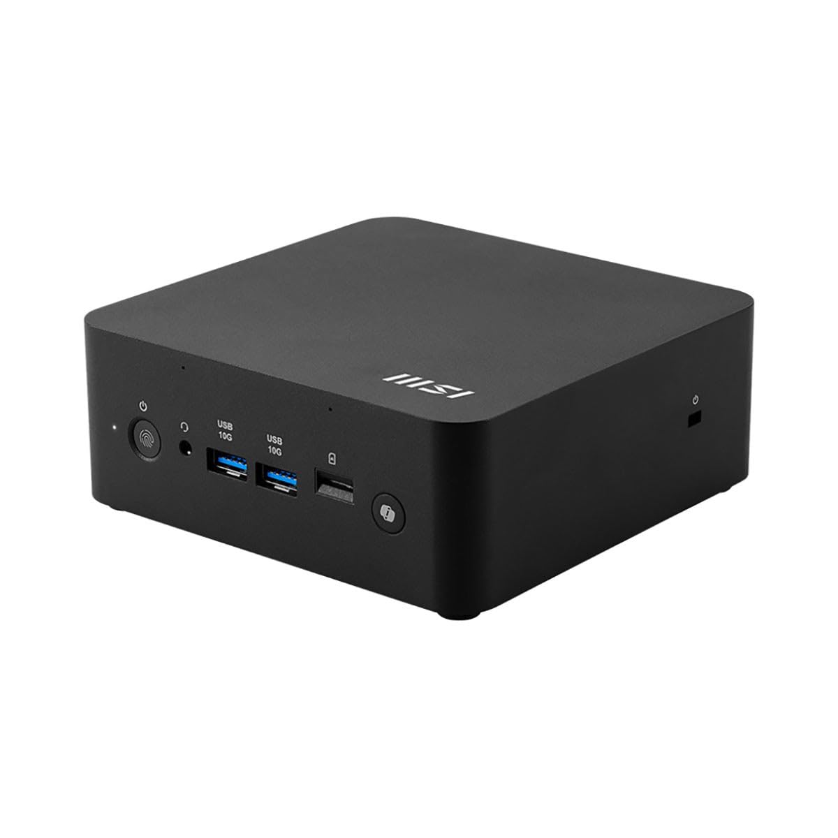 msi Cubi NUC AI+ Barebones Mini PC: Intel Core Ultra 9-288V, 32GB Memory, WiFi 6E, BT 5.3, Thunderbolt 4, Type-C, Copilot Button: Black 2MG-002BUS