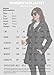 ATLASLAVA Regenjacke Damen Lang Wasserdicht Kapuze Regenmantel übergangsjacke Trenchcoat Outdoor Mantel Schwarz M
