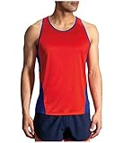 Brooks Stealth Singlet Lava/Cobalt MD