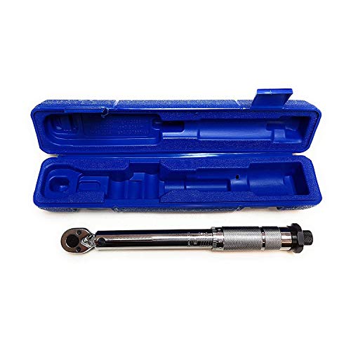 Tooltime. 3/8 Dr Micrometer Torque Wrench with locking nut + Storage Case