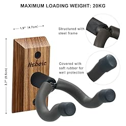 Neboic Lot de 3 Support mural pour guitare, Support de guitare rembourré doux, base en bois dur, Accroche Support… - Les Beatles, Paul McCartney, John Lennon, RIngo Starr, George Harrison Neboic Lot de 3 Support mural pour guitare, Support de guitare rembourré doux, base en bois dur, Accroche Support… – Image 3