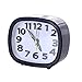 Produktbild VENMO Rechteckiges kleines Bett Kompakte Reiseuhr Quarz Beep Wecker Cute Portable Wecker Digital Bilderrahmen Groß Tischuhr/Wanduhr 8 Zoll Standuhr mit Zeit/Kalender/Foto/Video Anzeige Helligkeit/Musik/Erinnerung Einstellbar Uhr (Black)