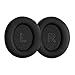 kwmobile 2x Cuscinetto Compatibile con Anker Soundcore by Anker Life Q30 - Cuscinetti Sostitutivi Cuffie Headphones Over Ear in Similpelle - nero