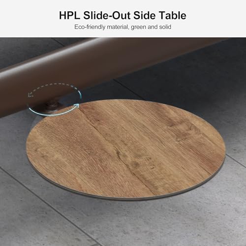 Image of PURPLE LEAF Outdoor Reclining Holds Up to 350 lbs Adjustable Back Coffee
