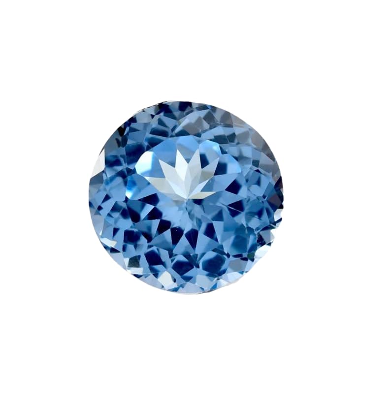 Aigue-marine naturelle 13mm résistant pour réparer ou créer un bijou