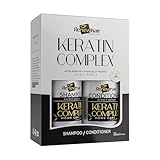 Renew Hair Professional Post-Treatment Shampoo & Conditioner – Keratin Complex Home Care Expert – Salt-Free, Sulfate-Free, Vegan – 2 x 300ml