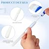 Healifty 50 Sets Nasopharyngeal Nylon Tipped Specimen Flocked Swabs with Tubes Lid Lable Nasal Swab Sterile Nylon Flocking Tip Flocked Swab (Red Blue Random