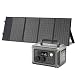 ALLPOWERS Solargenerator R600, 2x 600W (1200W Spitze) AC Ausgang Tragbare Powerstation mit 200W Solarpanel, 299WH LiFePO4 Batterie, Mobile Stromversorgung für Garten Reise Camping Wohnmobil Notfall