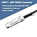 H!Fiber.com QSFP to SFF-8088 MiniSAS Cable, SFF-8436 to SFF-8088 External DDR Hybrid SAS Cable, 100-Ohm, 2 Meter(6.6ft), Copper Passive for NetApp