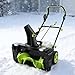 Produktbild CUTANGELAR 3500-W-Akku-Schneefräse, 40-V-Elektro-Schneeschaufel, Räumt Eine 50 cm Breite Schneise Mit 7,6 M Wurfweite. Inklusive Zwei LED-Scheinwerfern Und Akkus, Ideal Für Private Einfahrten.