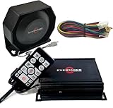 Evershine Signal 100 W Sirène et Haut-parleurs avec sonorisation réglable en Volume pour Voiture Plug and Play Wire 20 + Sons pour Police Incendie Ambulance véhicules 12 V DC (ES-WS07-SPK0021)