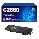 Les cartouches d'encre compatibles C2660 peuvent imprimer environ 6000 pages de noir, 4000 pages de cyan, magenta, jaune (couverture A4 de 5%), réduisant le besoin de remplacement fréquent.