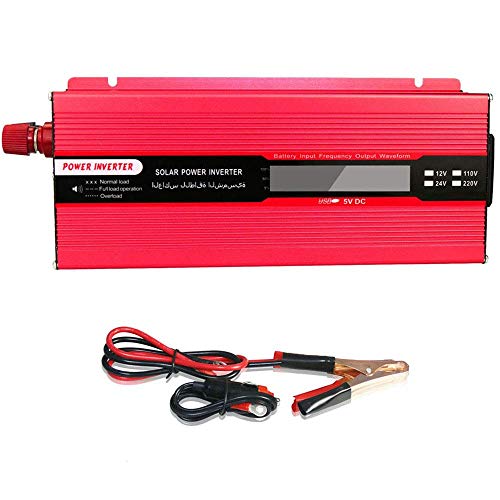 Convertisseur 12V 24V à 220V de tension avec prise secteur pour bateaux