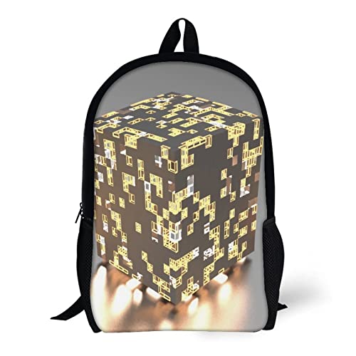 Sac d'école de mode grand format 17 pouces pour garçons et filles - 5