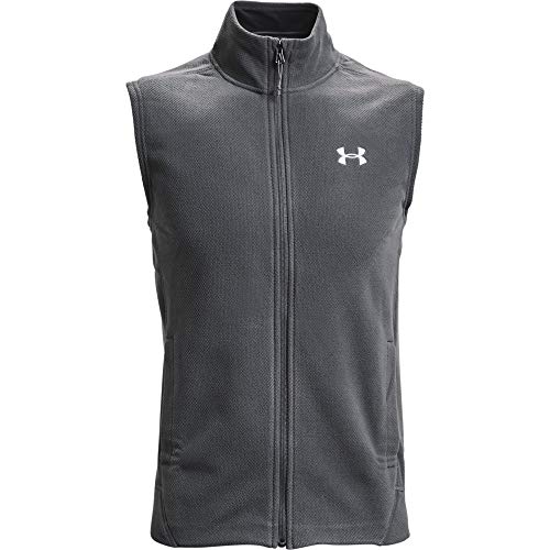 Under Armour Men's Offgrid Fleece Vest , Pitch Gray (012)/Halo Gray , Small #TOP4