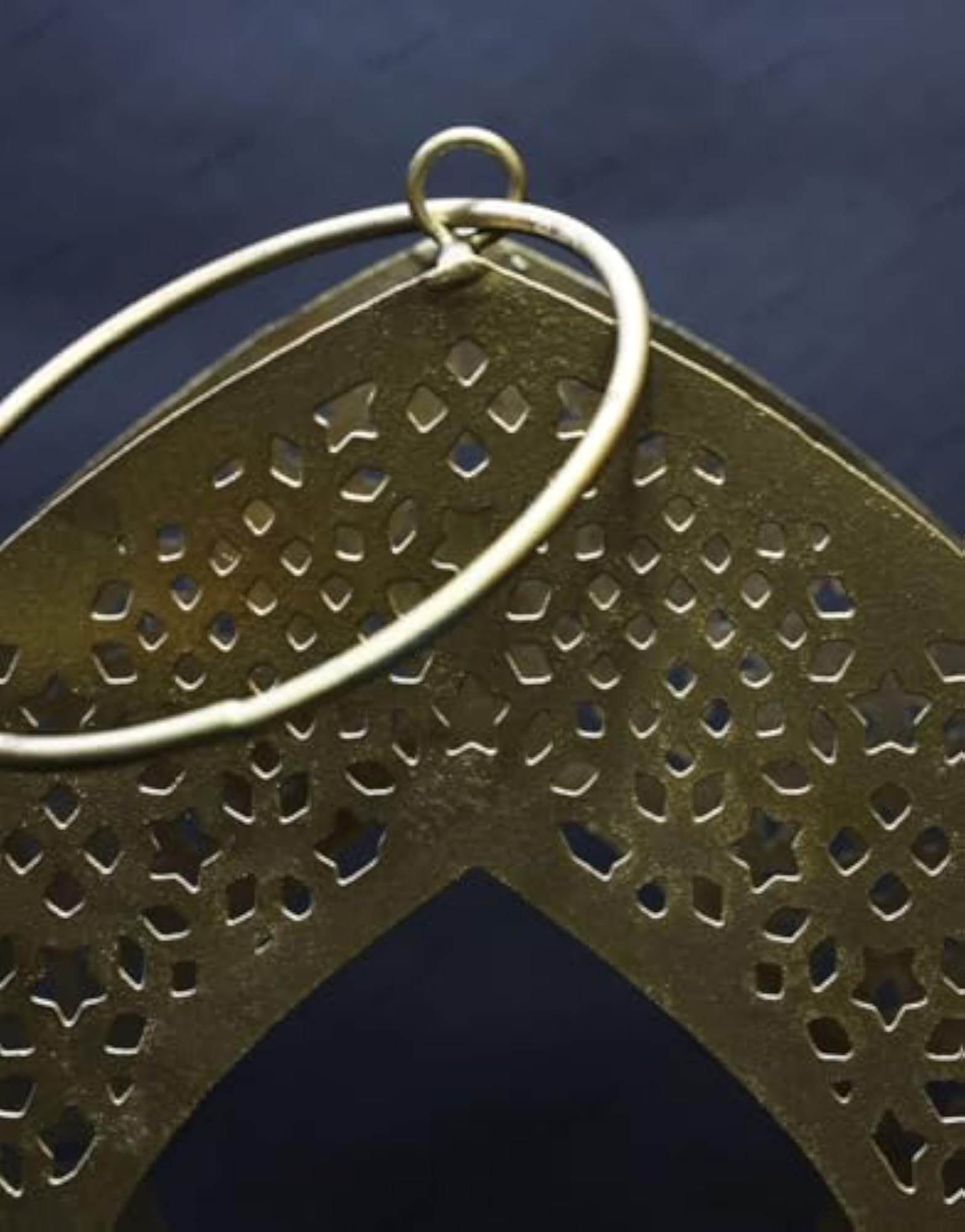 Minaar Tea Light Candle Holder with Etching Pattern