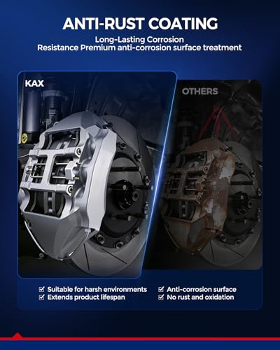 Image of KAX Disc Brake Caliper Assembly Fit for Nissan Altima 2014-2021, Nissan Altima 2013 2.5L, Nissan LEAF 2014-2017, Nissan Altima 2013 3.5L, Front Side