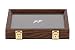 Two Timbers Display Case Walnut Finish with Charcoal Foam 2"x6"x9" Wooden Box with Glass Top, Arrowheads, Knives, Rocks, Minerals, Pins, Collectibles, Collections, Memorabilia, Medals, Military, Coins, 4h, Science Fair, Memory Box, Keepsakes