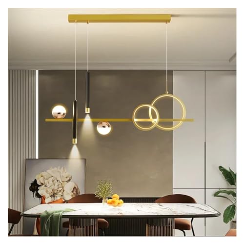Lustre salon moderne avec spot intégré et suspension LED haute luminosité
