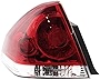 Evan-Fischer Tail Light Assembly Compatible with 2006-2013 Chevrolet Impala Driver Side