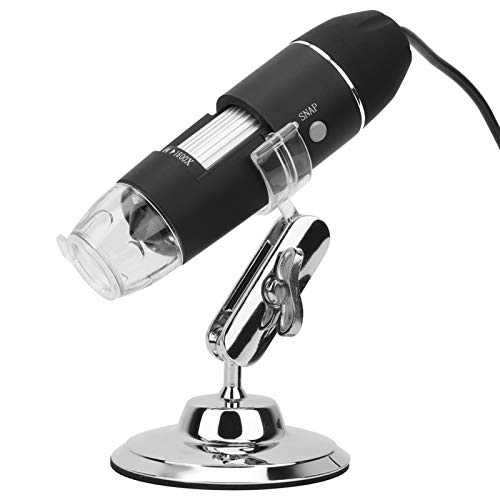 Ausla Microscopio Digital 1600X de Aumento con 8 Luces LED para PC Cámara de Inspección Portátil USB Inalámbrica